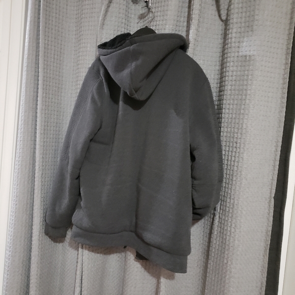 Rivet61 Zip-Up Hoody Gray Sm - Picture 3 of 5